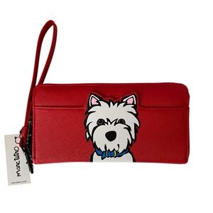 Marc Tetro Wallet Wristlet Westie New